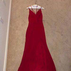 Full length Red Dress
